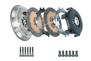 DKM Clutch 11-13 BMW 135i 215mm Ceramic Twin Disc MRX Clutch Kit w/Flywheel (850 ft/lbs Torque)