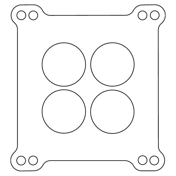 Cometic Carter AFB Holley 4 Barrel .039in Fiber Carburetor Gasket - 4-Hole - Double Drilled