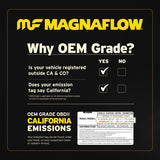 Magnaflow 2.25 w/dual O2 5in. Spun Universal Converter