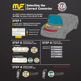 Magnaflow 2.25in. 1/O2 CC Spun OEM Universal Converter