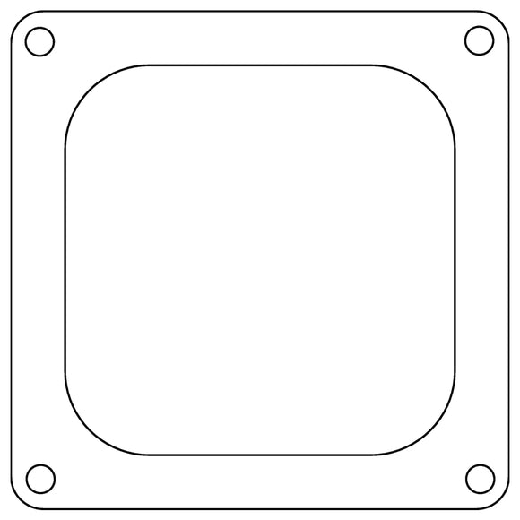 Cometic Holley 4500 Dominator .047in Fiber Carburetor Gasket - 4.775in x 4.775in - Open Plenum