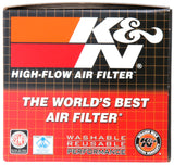 K&N Universal Clamp-On Air Filter 2-1/8in FLG 4 X 3 TPR/OVL W/Venturi