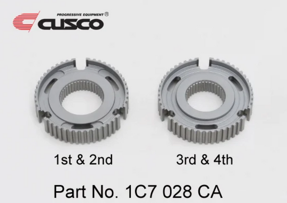 Cusco 20-23 Toyota GR Yaris 1.6L AWD Reinforced Transmission Clutch Sync. Hub Set (2 pcs.)