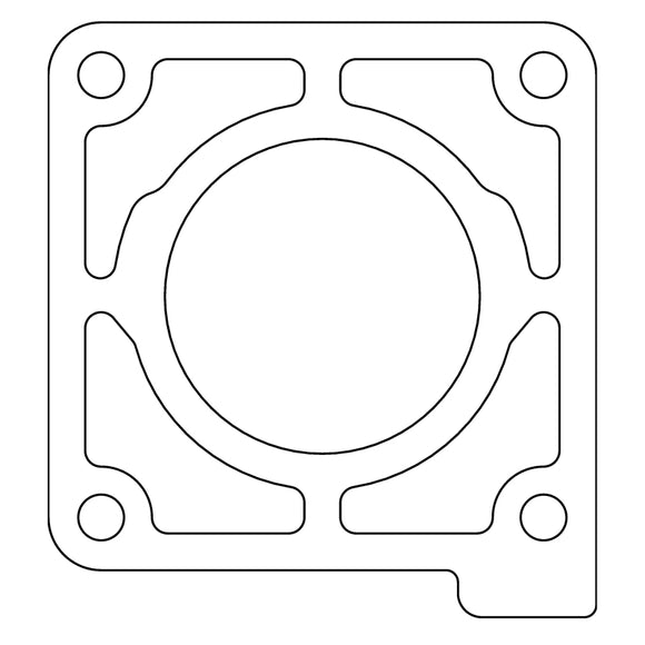 Cometic Ford 302 5.0L  .031in Fiber Throttle Body Gasket - 1986-1993