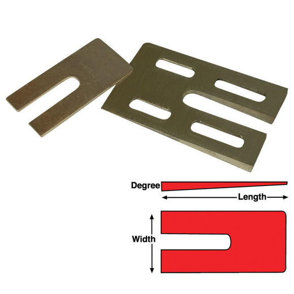 SPC Performance MBZ SHIMS 3X 6 X 4 deg.(6)