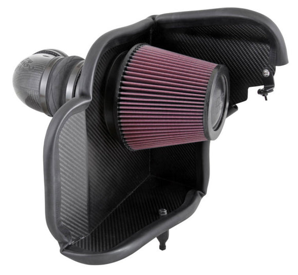 K&N FIPK Carbon Fiber 2014 Chevy Camaro ZL1 V8 6.2L Performance Intake Kit