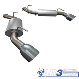 QTP 14-15 Chevrolet Camaro SS 6.2L 304SS AR3 Axle Back Exhaust w/4.5in Tips