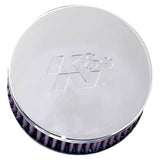 K&N Universal Chrome Filter 2.438in Flange ID x 5.125in OD x 2in H