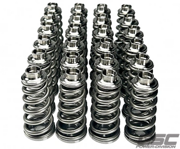 GSC P-D Porsche GT3/GT3 (991) Single Conical Valve Spring Ti Retainer Steel Spring Seat Kit