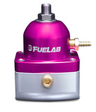 Fuelab 515 TBI Adjustable FPR 10-25 PSI (2) -10AN In (1) -6AN Return - Purple