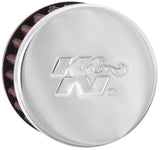 K&N 1.25in Flange ID x 3in OD x 2.5in H Rubber Base Crankcase Vent Filter