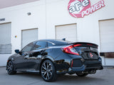 aFe Takeda 2.5in 304SS Cat-Back Exhaust System w/ Carbon Tips 17-20 Honda Civic Si Sedan I4 1.5L