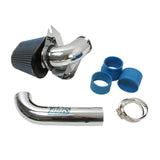 BBK 86-93 Mustang 5.0 Cold Air Intake Kit - Fenderwell Style - Chrome Finish