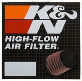 K&N Universal Chrome Filter-Oval Tapered 4in Flg ID x 5.375in Base O/S W x 3.313in Top O/S W