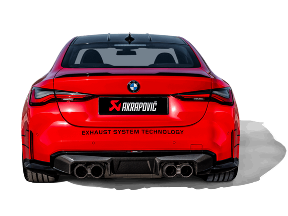 Akrapovic 21-22 BMW M3 (G80) / M4 (G82, G83) Rear Carbon Fiber Diffuser - High Gloss Black