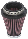 K&N Universal Clamp-On Air Filter 2-1/8in Flange 3-1/2in Base 2in Top 4in Height