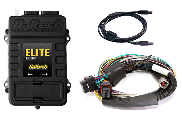 Haltech Elite 1500 + Basic Universal Wire-in Harness Kit Length: 2.5m (8')