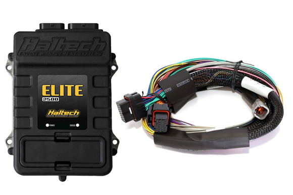 Haltech Elite 2500 + Basic Universal Wire-in Harness Kit Length: 2.5m (8')