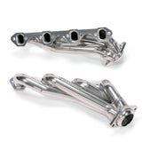 BBK 79-93 Mustang 351 Swap Shorty Unequal Length Exhaust Headers - 1-5/8 Silver Ceramic