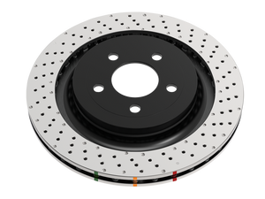 DBA 2018 Kia Stinger (320mm Front Rotor) Front 4000 Series Cross Drilled Rotor