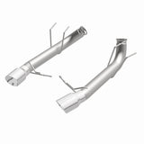 MagnaFlow 13 Ford Mustang Dual Split Rear Exit Stainless Axle-Back Cat Back Exhaust (Competition)