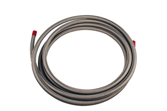 Aeromotive SS Braided Fuel Hose - AN-08 x 16ft