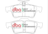 DBA 08-10 Chevrolet Cobalt (Rear Rotor) SP Performance Rear Brake Pads