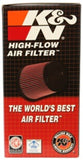 K&N Oval Air Filter - 8-7/8in L 5-1/4in W 3-1/4in H