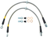 StopTech Stainless Steel Front Brake Lines 91-95 Toyota MR2