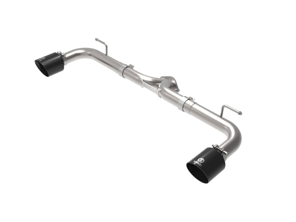 aFe Takeda 2-1/2in 304 SS Axle-Back Exhaust w/ Black Tip 14-18 Mazda 3 L4 2.0L/2.5L