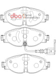 DBA 15-19 Audi A3 (w/288mm Front Rotor) XP Performance Front Brake Pads